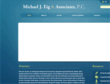 Tablet Screenshot of lawforchildren.com